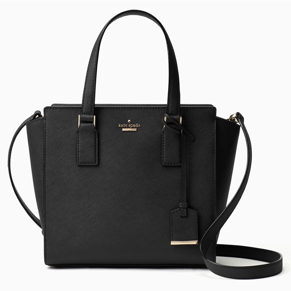 Kate Spade Black Handbag with Crossbody Strap